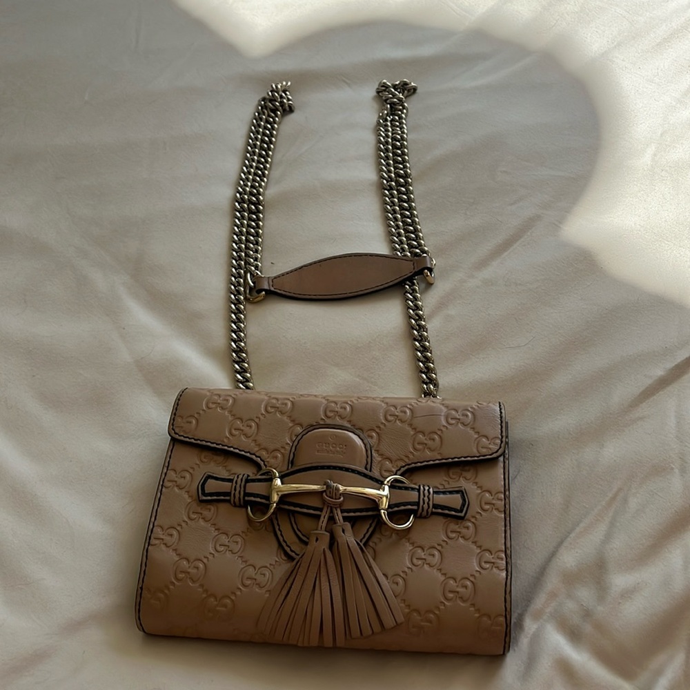 Authentic Gucci Emily Mini Crossbody Purse